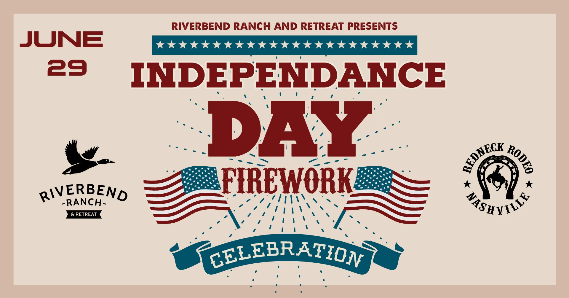 Independence Day Firework Fundraiser flyer