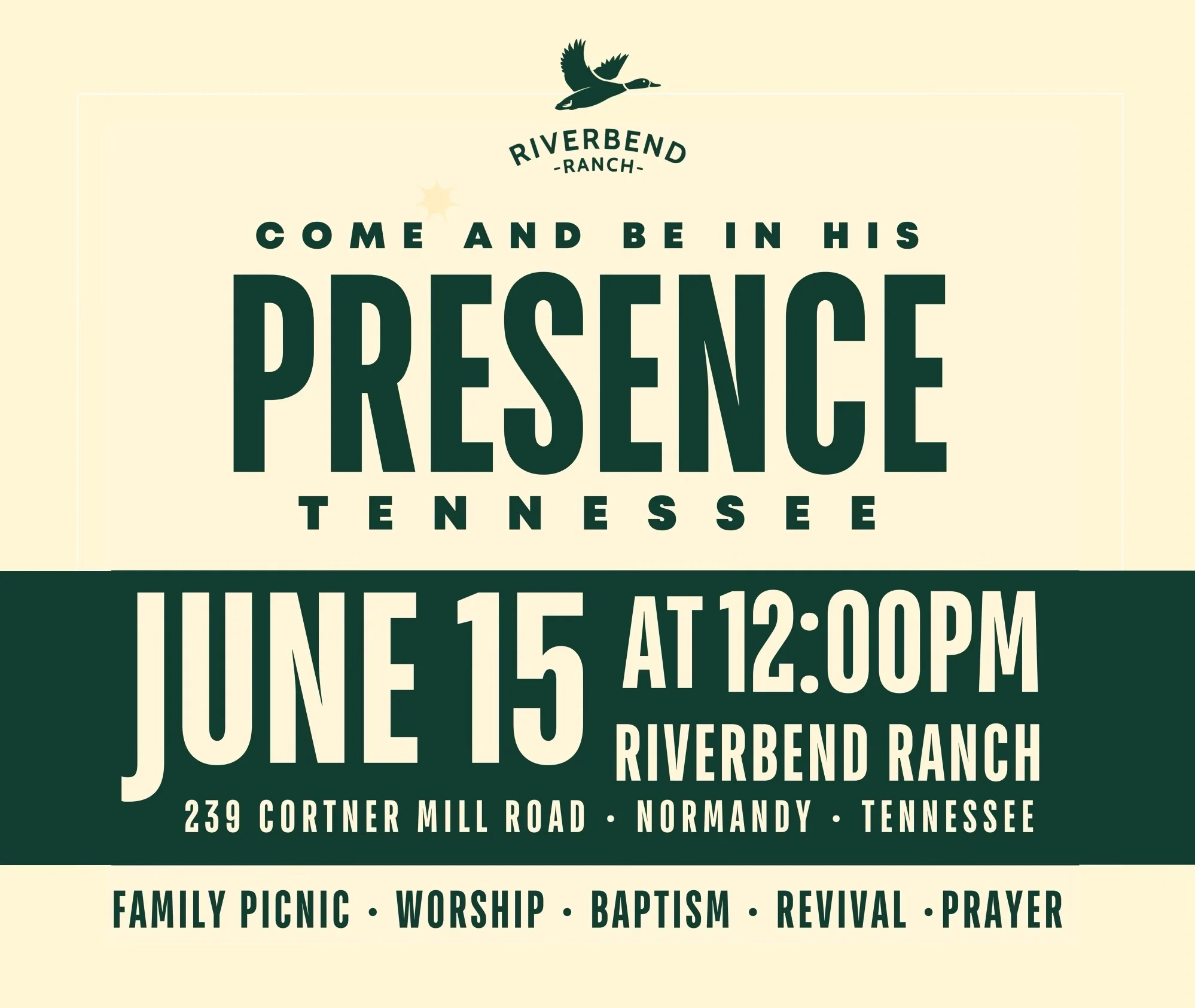 Presence Tennessee flyer